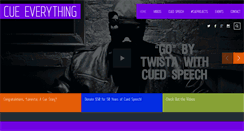 Desktop Screenshot of cueeverything.com